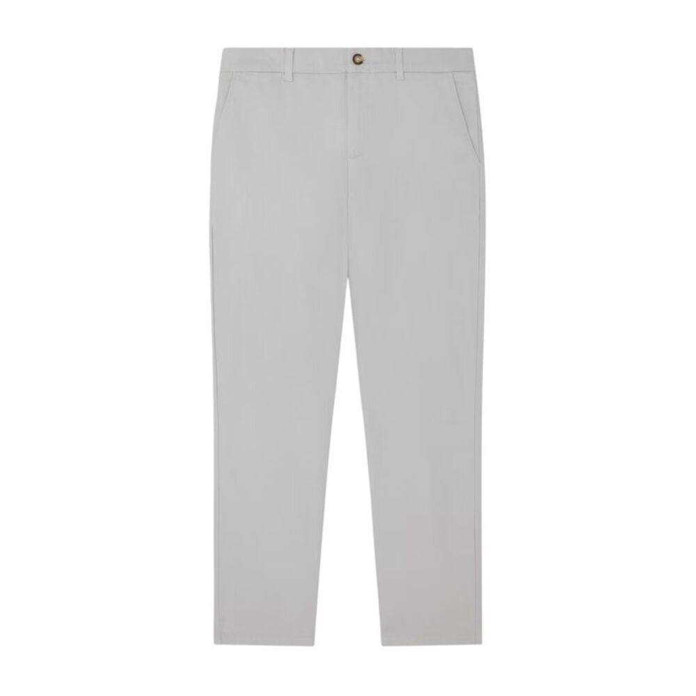 Ted Baker Mens Plain Slim Chinos / Light Grey